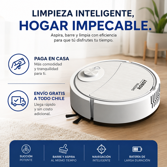 SmartClean Pro – Robot Aspirador Inteligente